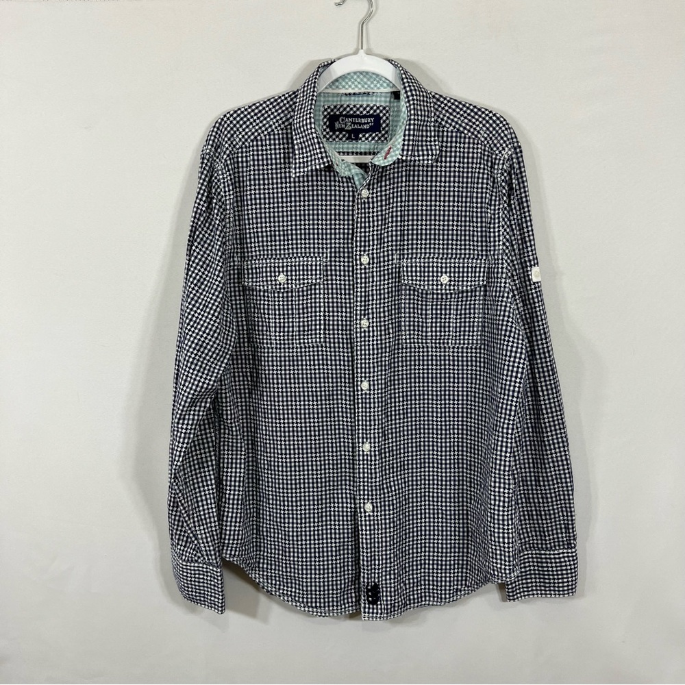 Canterbury of New Zealand Plaid Buttondown Men’s size L